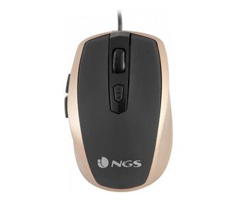Optična miška USB 800/1600dpi zlata NGS