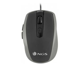 Optična miška USB 800/1600dpi srebrna NGS