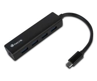 Hub USB tip C NGS Wonder Hub4 4 vhodi USB 3.0 črna