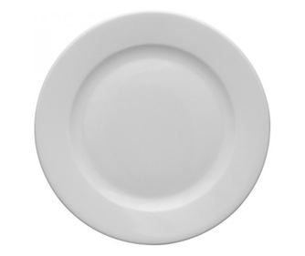 Set 6 farfurii intinse din portelan, Kaszub, 25 cm