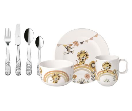 Set 7 piese vesela pentru copii Roar Like a Lion, Villeroy&Boch-440579