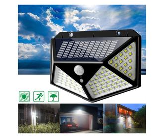 Lampa Solara LED cu senzor crepuscular si senzor de miscare