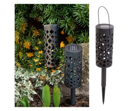 Set od 4 solarne lampe za vrt s nogama i vješalicom tipa "Felinar" s LED-om