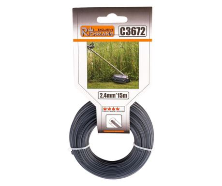 Struna do sekačky, DUO, 2,4 mm x 15 m, Richmann Exclusive