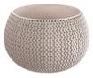 Dekoratív virágcserép, kerek, barna, 29x19,5 cm, Splofy Bowl