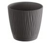Ozdobna Doniczka Okrągła Antracytowa 3,3 L 18,8x17,5 cm Sandy P