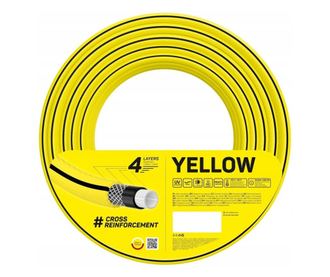 Kertészeti tömlő, Cellfast Yellow, 4 rétegű, 3/4'', 20 m