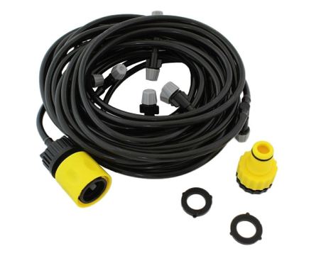 Set za hlađenje terase s 11 mlaznica, XXL model, duljine 10m
