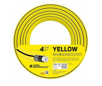 Kertészeti tömlő, Cellfast Yellow, 4 rétegű, 1/2'', 20 m