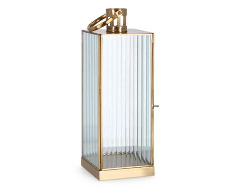 Set od 2 Tehri zlatne metalne staklene svjetiljke 14x15x39 cm