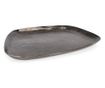 Set od 2 dekorativna aluminijska pladnja antracit sive boje 30x28x2.5 cm