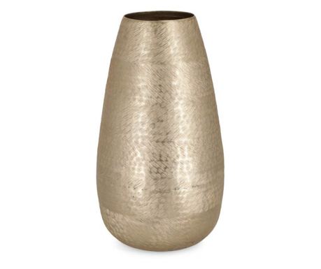 Set od 2 aluminijska zlatna vaze za cvijeće 17x31,5 cm