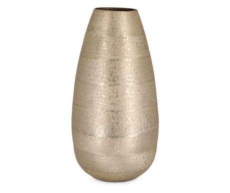 Set od 2 zlatne aluminijske vaze za cvijeće 20x40 cm