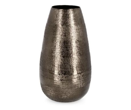 Set od 2 aluminijske crne vaze za cvijeće 17x31,5 cm
