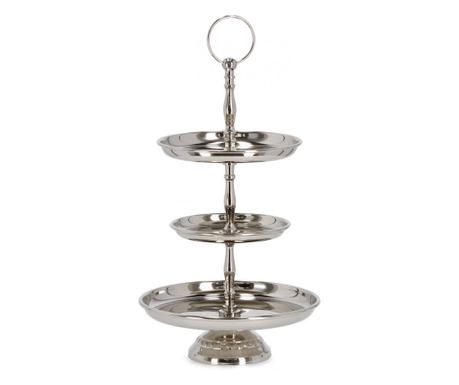 Stojan Simla Silver Metal 22x37 cm
