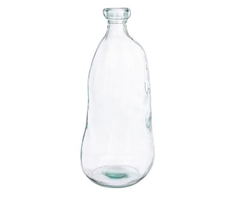 Set od 2 prozirne staklene vaze 23x52,5 cm