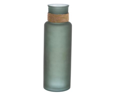 Set od 4 zelene staklene vaze 15x45 cm