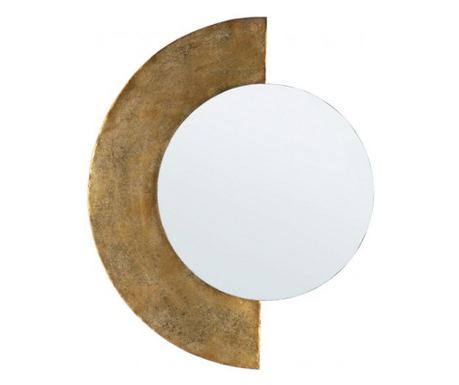 Namita Zlaté kovové zrcadlo na zeď 38,5x3x47,5 cm