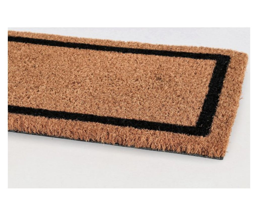 Naravna črna preproga za vhod 25x75x1,5 cm - 2