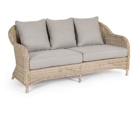 Canapea ratan artificial Aditya 175x82x83 cm