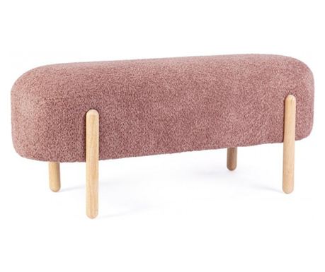 Dayla natúr fa pad terrakotta textillel 108x41,5x48 cm