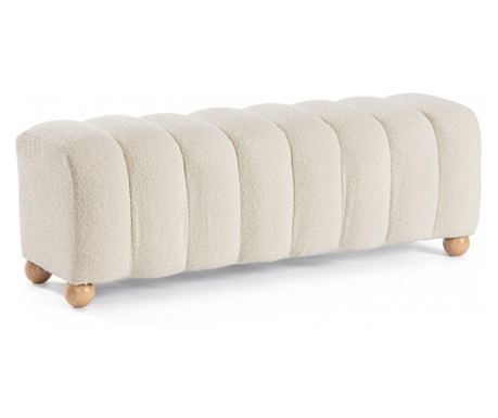 Zora Fehér Textil Pad 120x43x43 cm