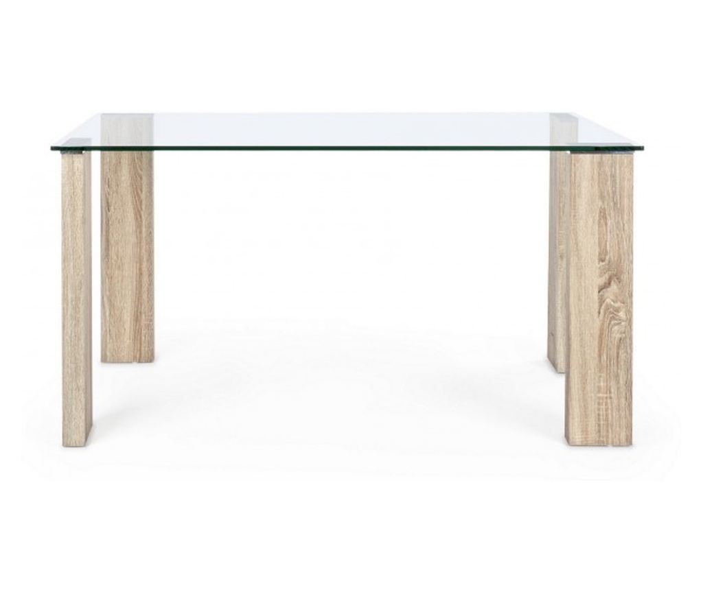 Arley MDF Stakleni Stol 140x80x75 cm - 3