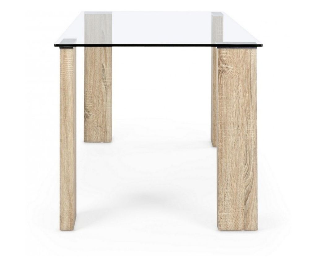 Arley MDF Stakleni Stol 140x80x75 cm - 4