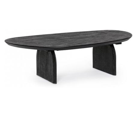 Măsuță lemn mango negru Monterrey 135x76x38 cm