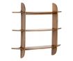 Westwood Brązowa Drewniana Półka 100x23x100 cm