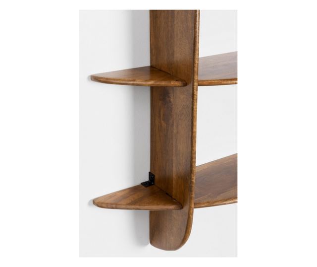 Westwood Brązowa Drewniana Półka 100x23x100 cm