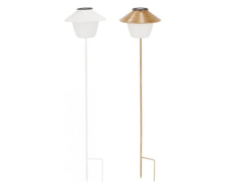 Set od 4 Klara čelične solarne lampe 18x78 cm