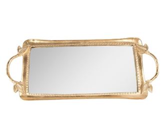 Tava decorativa polirasina aurie 51x22x3 cm