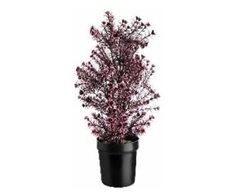 Umetna okrasna rastlina, lonec z rožami, 60 cm, GLN 251K