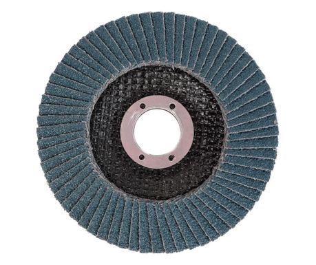 Abraziv/smirghel lamelar frontal, zirconiu, P100, 115 mm