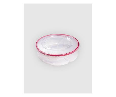 STERK posoda za hrano s 3 predelki, 16,5 x 7 cm - prozorna plastika