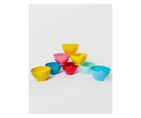 STERK okrogla skleda za solato 25 cm X 16 cm plastična različnih barv