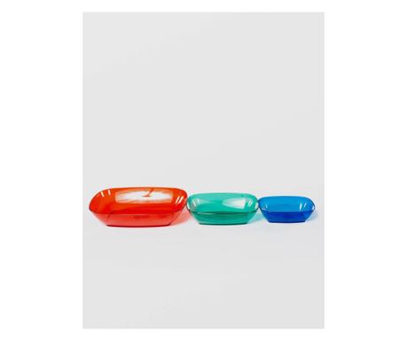 POSODA ZA PRIGRIZKE CRISTAL K3 STERK 25cm X 18.5cm X 5cm RAZLIČNE BARVE