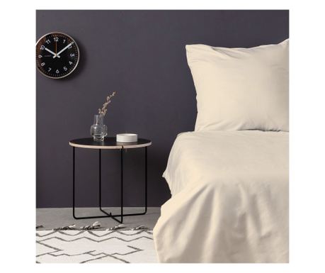 Lenjerie de pat satin King (FR) Crem