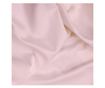 JENESIS Светлорозов сатенен чаршаф с ластик