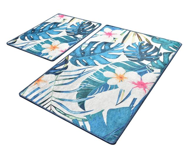 Set 2 covorase de baie Exotic
