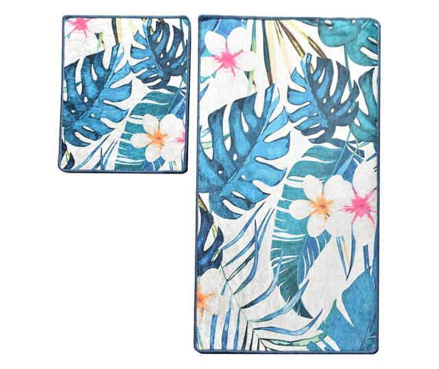 Set 2 covorase de baie Exotic
