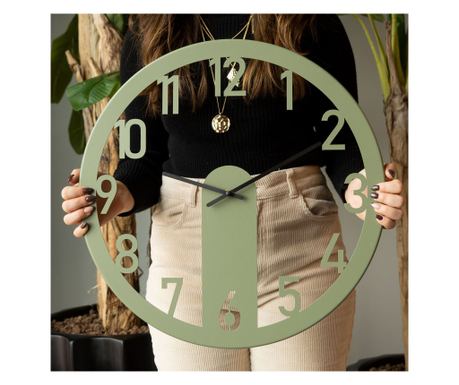 Ukrasni metalni zidni sat Mood Metal Wall Clock - APS114 - zeleno 