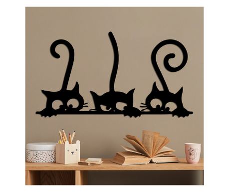 Decoratiune metalica de perete Cat 5 