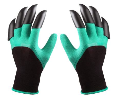 Set 2x Manusi de Protectie Gradinarit MRG MTEK034, cu Gheare, Universale, Pentru Sapat, Plantat, Plivit, Anti-taiere, Waterproof