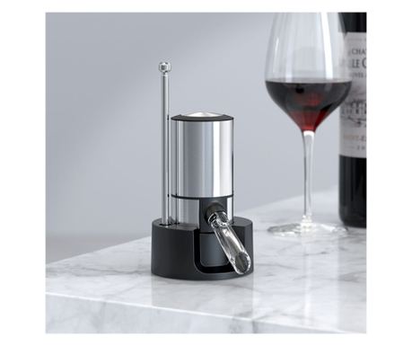 Decantor cu aerator electric, AB Luxury Concept®, pentru vin cu baza suport inclusa, usor de utilizat si depozitat, design elega