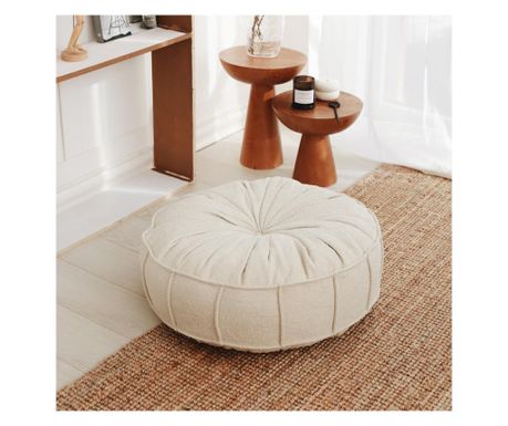 Taburet Vintage Teddy - alb