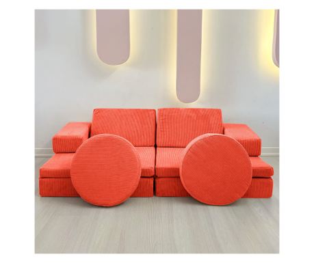 Dvosjed na razvlačenje Puzzle - Orange 