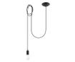 Lampă suspendată EDISON 1 negru