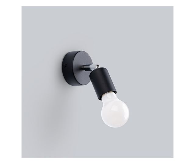 Lampă de perete FORNES 1 negru